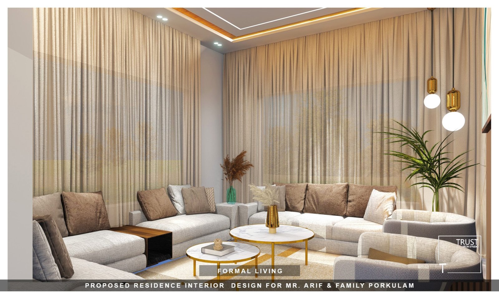 MR.ARIF AND FAMILY – 3D INTERIOR VIEWS TRUST ARCH STUDIO_3